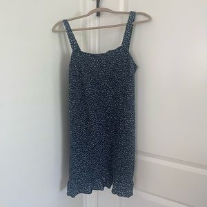 BP floral scrunch body con dress